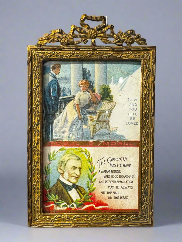 Victorian Frame with of the Era Trade Cards