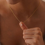 CZ Drop Necklace