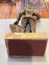 Depose Italy 89 - Resin Knight on Carrara Marble Base - pre 1980