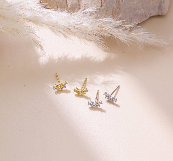 Mukuta Studs - Silver