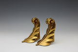 Pair Neoclassical Acanthus-Leaf Foliate Bookends