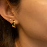 Clover Studs Crystal