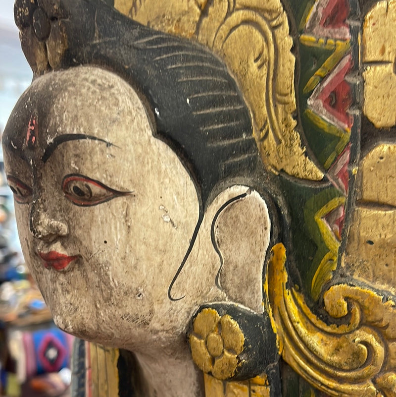 Antique Dewi Sri - 1/2 Torso Head