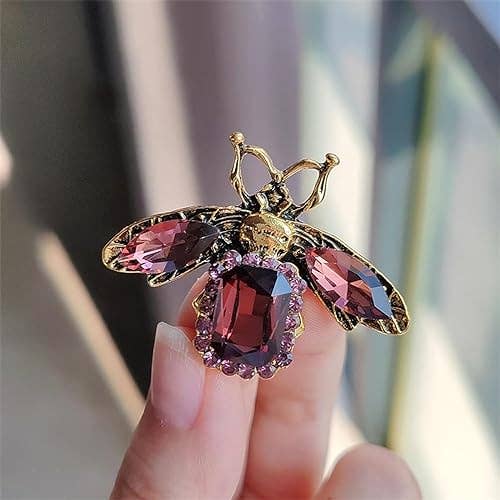 Bug Brooch - Purple