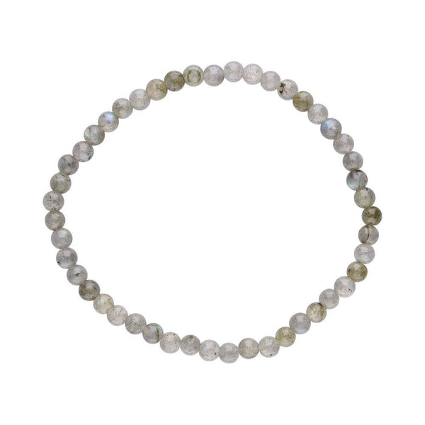 Gemstone Beaded Bracelet - Labradorite