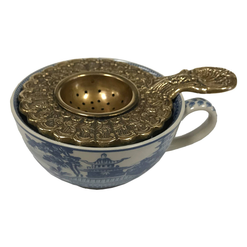 High Tea - Brass Tea Strainer