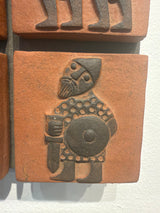 Thyssen Keramik - Nine Panel Relief  - Denmark 1960s