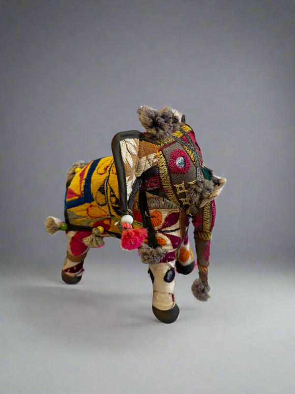 Rajasthani Fabric Elephant - 1950s