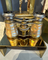 Antique Chevalier Brass and "Mother of Pearl" Opera Glasses