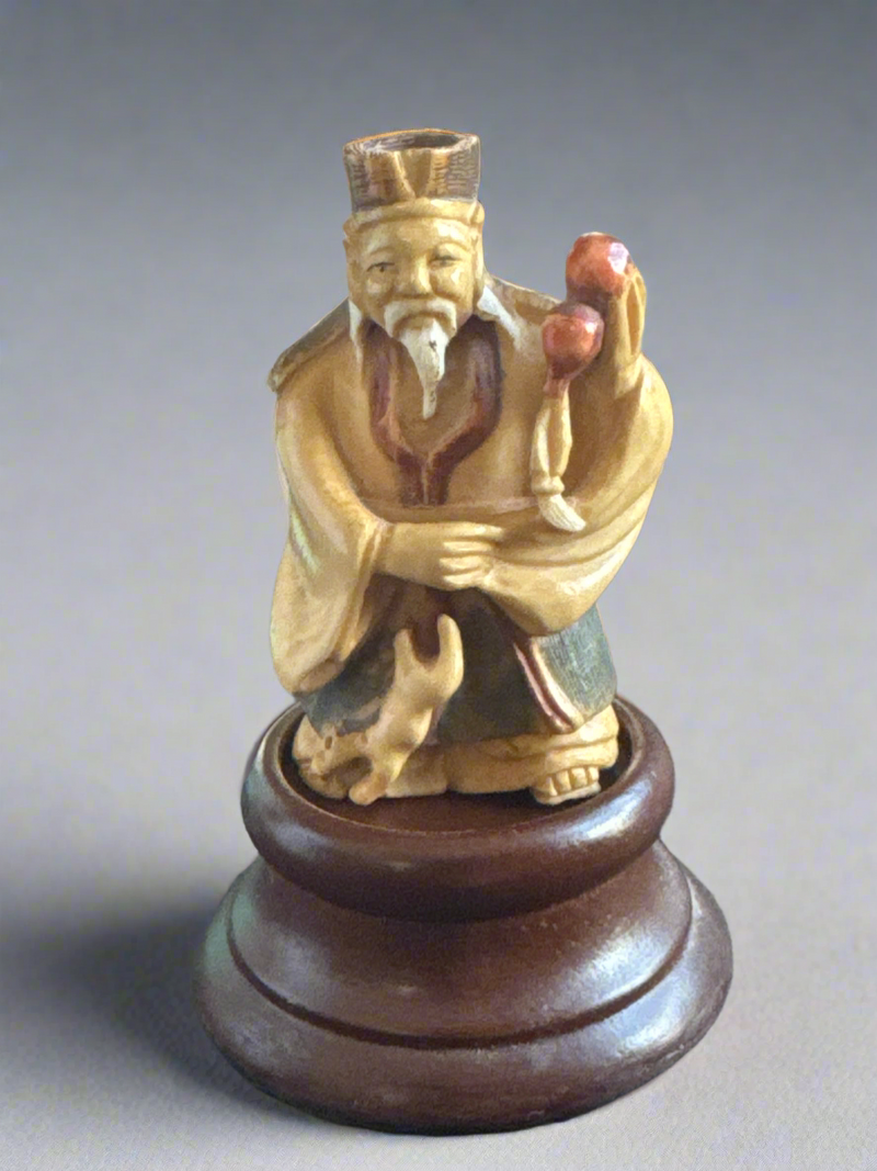 Very Fine Bone & Polychrome Netsuke
