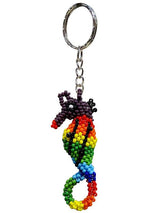 Sea-cret Seahorse - Beaded Keychain