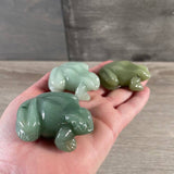 Freddi the Aventurine Frog