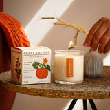 Half Moon Pumpkin - Plant the Box Candle - 9oz.