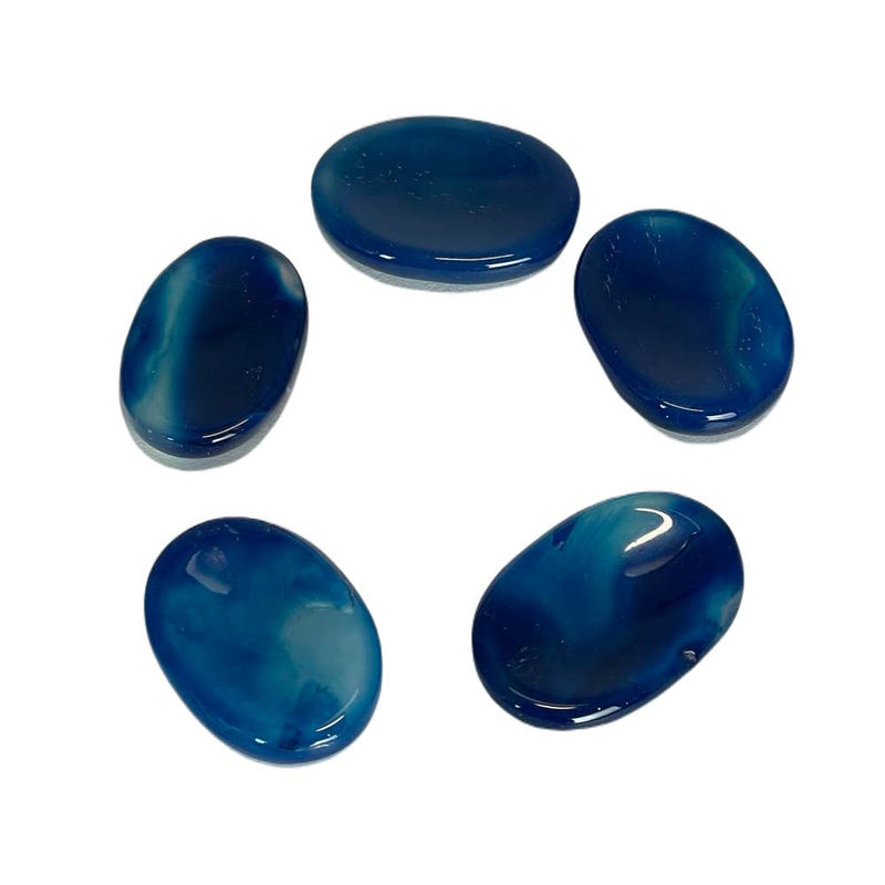 Blue Onyx Worry Stones