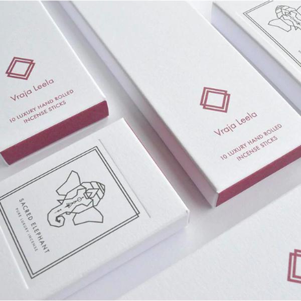 Sacred Elephant Luxury Incense - Vraja Leela