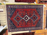 Fars Province Fire   • Yalameh Tribal Rug  • 41" x 56"