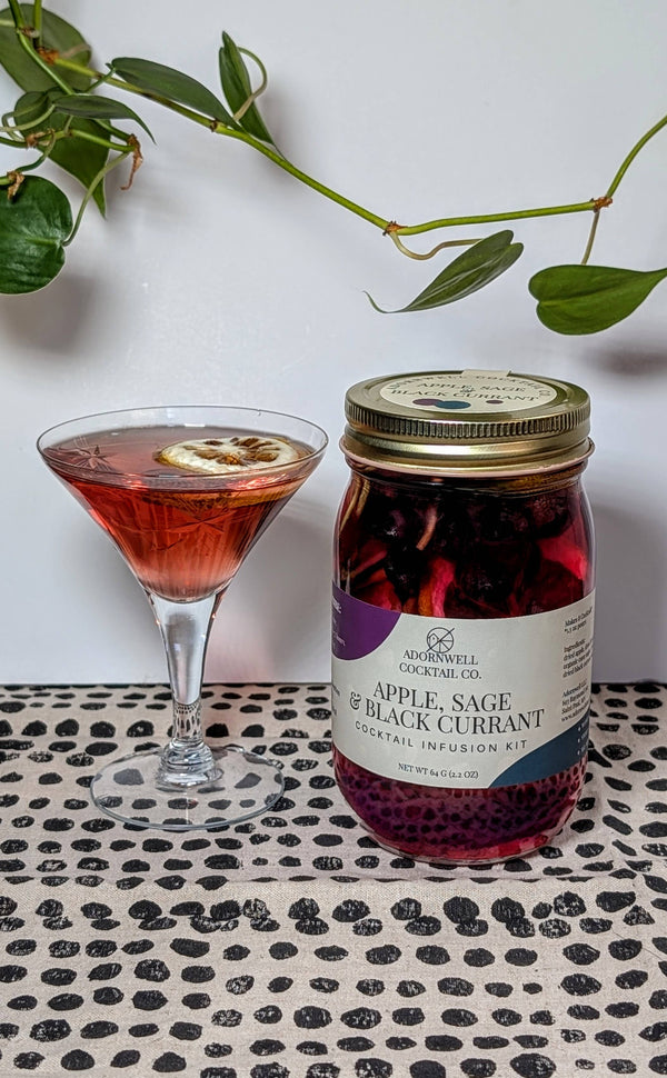 Apple, Sage & Black Currant Cocktail Infusion Kit