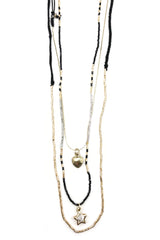Sachi Star Charms Set of 3 Necklaces