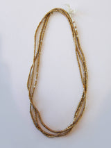 African Thread Beads: 1 / 28" strand / Copper