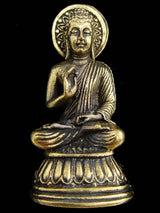 Mini Brass Seated Buddha
