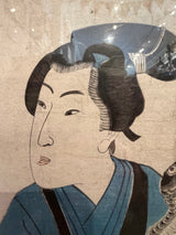 The Falconer's Gaze - Kunisada Print - Pre 1850