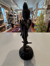 Lord Rama in the Round - Antique 6" Bronze - Late 19th/Early 20th Century