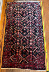 The Nomad's Last Mile • Afghan-Baluch Tribal Rug • 31" x 59"