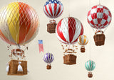 Hot Air Balloon 10" Cream & Tan