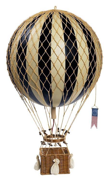 Hot Air Ballon - Large Black