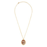 Hummingbird Vintage Cameo Necklace