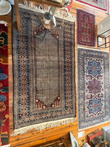 Supple and Storied • Baluch Prayer Rug • Persia mid-20th century