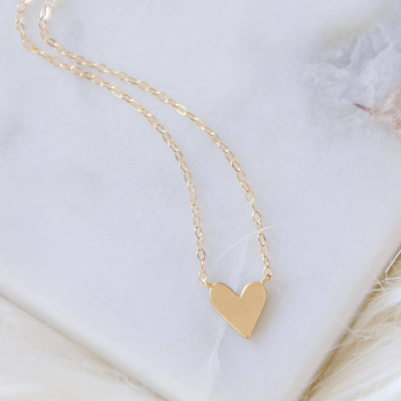 Heart Necklace - Gold