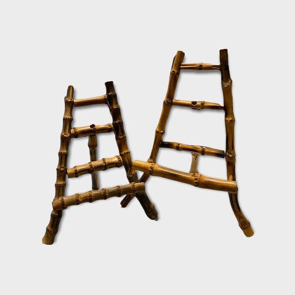 Small Vintage Bamboo Easels