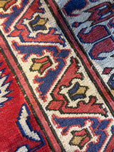 Antique Qashqai Rug - 90” x 56”