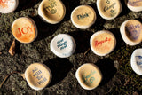 Ceramic Word Stones - Handmade - Over 70 Words Available