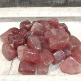 Strawberry Quartz Tumbles
