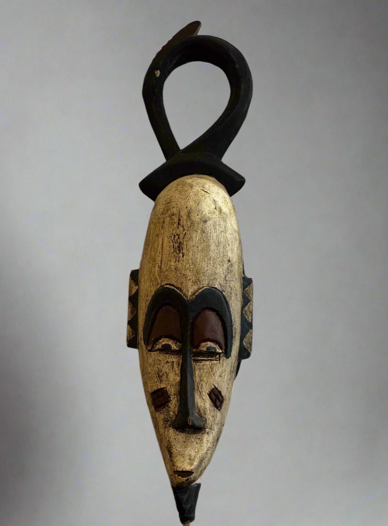 Hand Carved and Painted Guro Mask