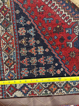 Fars Province Fire   • Yalameh Tribal Rug  • 41" x 56"