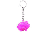 When Pigs Fly - Beaded Keychain