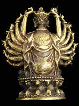 Mini Brass Bodhisattva (1000-Armed)