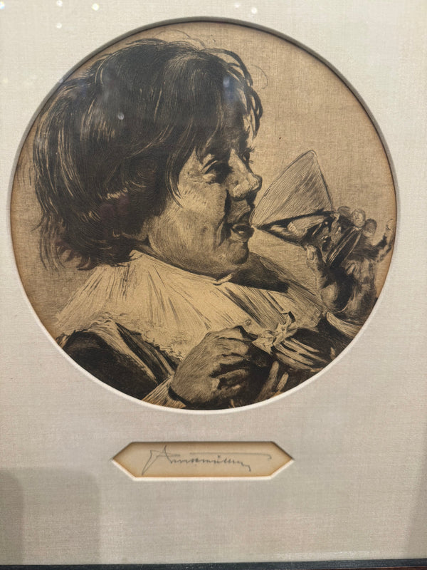 Frans Hals "Der Geshmack" Print