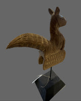 Carved Indian Architectural Strut Element on Stand