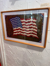 Framed Gigantic United States - c. 1910 Promotional Gift