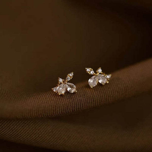 Olive Studs Gold
