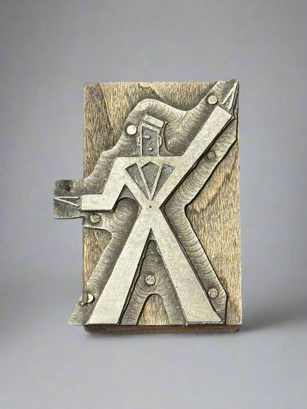 Printer's Block from Mid century Connecticut Tourism Ad