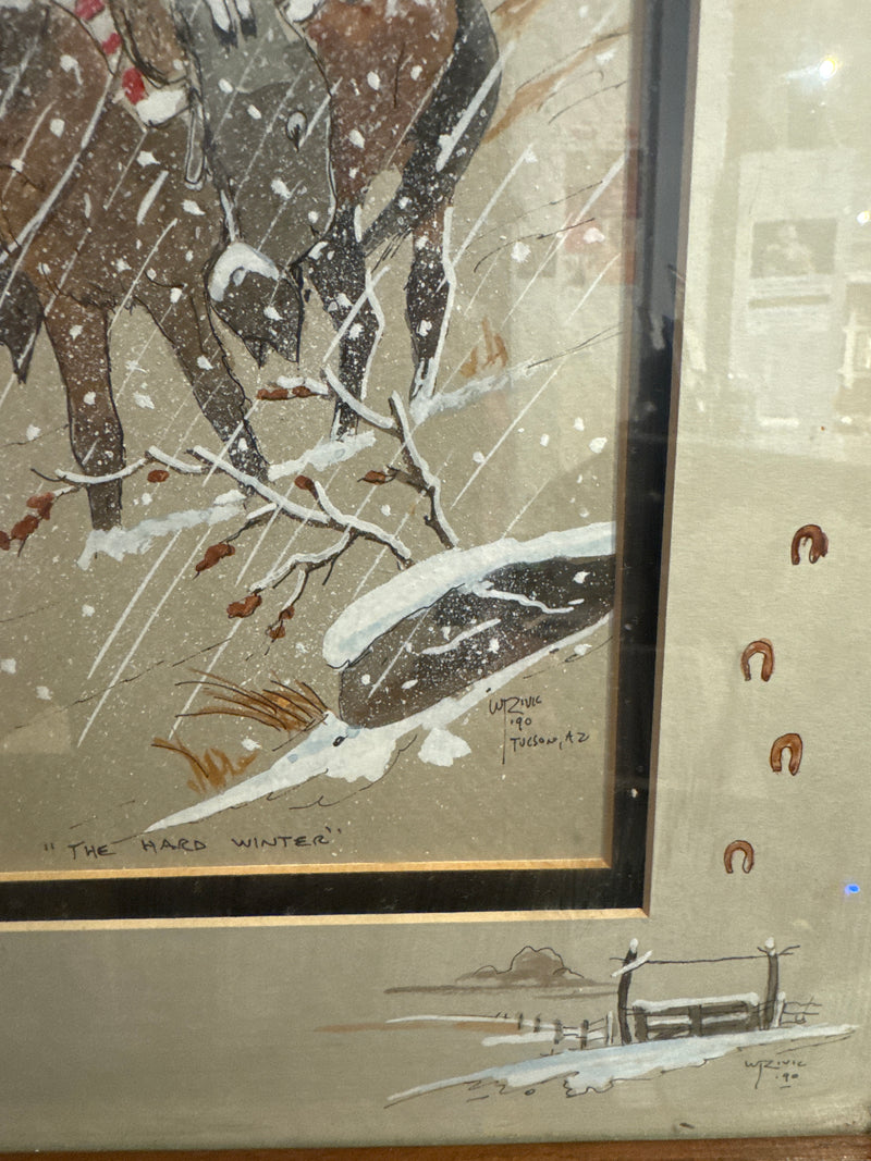 The Hard Winter  - Original by William T Zivik