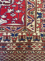Antique Qashqai Rug - 90” x 56”