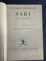 The Short Stories of Saki - H.H. Munro - 1958
