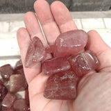 Strawberry Quartz Tumbles