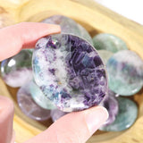 Rainbow Fluorite Worry Stone